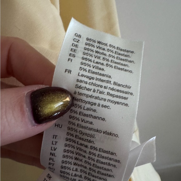 Cos oversized butter yellow button down - Picture 7 of 8